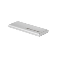 Transcend ESD260C, 1000 GB, USB Typ-C, 3.2 Gen 2 (3.1 Gen 2), Passwortschutz, Silber