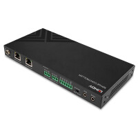 Lindy 38364, 3840 x 2160 Pixel, AV-Repeater, 100 m, Kabelgebunden, Schwarz
