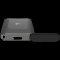 Corsair EX100U, 2 TB, USB Typ-C, 3.2 Gen 2 (3.1 Gen 2), 1600 MB/s, 20 Gbit/s, Schwarz