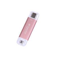Transcend ESD310, 2 TB, USB Typ-A auf USB Typ-C, 3.2 Gen 2 (3.1 Gen 2), 10 Gbit/s, Passwortschutz, Pink
