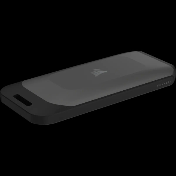 Corsair EX100U, 1 TB, USB Typ-C, 3.2 Gen 2 (3.1 Gen 2), 1600 MB/s, 20 Gbit/s, Schwarz