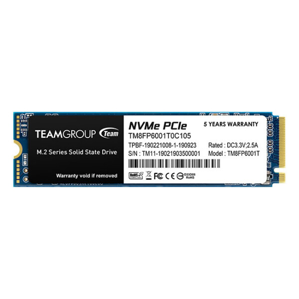 Team Group MP33, 1 TB, M.2, 1800 MB/s