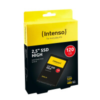 Intenso High, 120 GB, 2.5", 520 MB/s, 6 Gbit/s