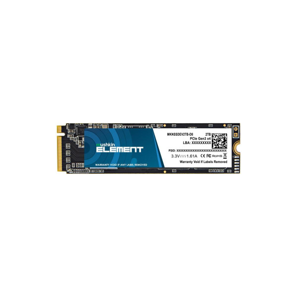 Mushkin Element, 2 TB, M.2, 2000 MB/s