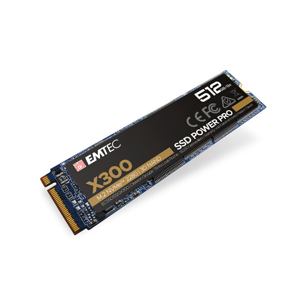 EMTEC X300 NVMe 512 GB - Solid State Disk