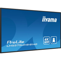 Iiyama LH5575UHS-B1AG, Digital Signage Flachbildschirm, 138,7 cm (54.6"), LCD, 3840 x 2160 Pixel, WLAN, 24/7