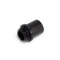 Alphacool 17643, Anpassung, Messing, Schwarz, 1/4",...