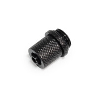 Alphacool 17643, Anpassung, Messing, Schwarz, 1/4",...