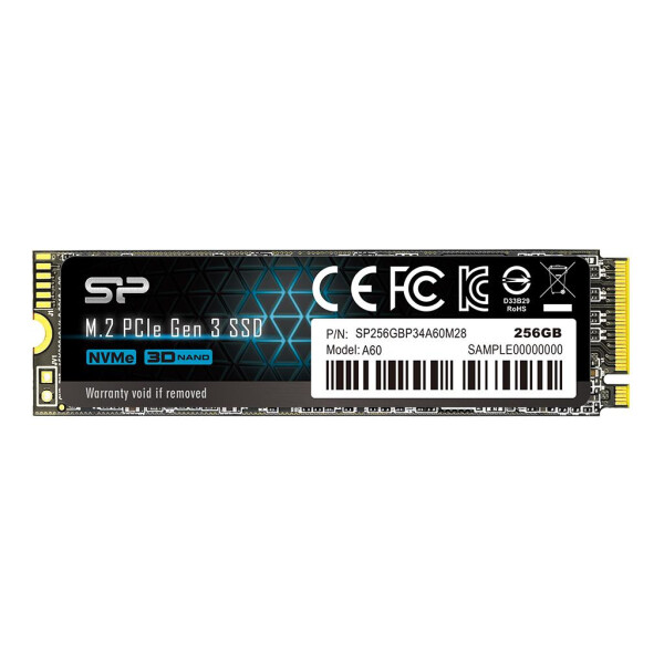 Silicon Power P34A60, 256 GB, M.2, 2200 MB/s