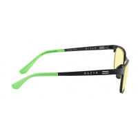Gunnar Optiks FPS Mini Razer Edition, Unisex, Rechteck, Klassisch, Schwarz, Bernstein, 5 cm