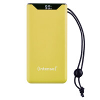 Intenso 7332039, 10000 mAh, Lithium Polymer (LiPo), Power Delivery, Quick Charge 3.0, 3,7 V, 20 W, Gelb