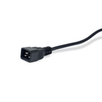 Equip 8-Fach Steckdosenleiste, 6 x IEC-C13 + 2 x IEC-C19, Ein-/Ausschalter, Aluminiumgehäuse, 1U, Aluminium, Schwarz, 8 AC-Ausgänge, C13-Koppler, C19-Koppler, C20-Koppler