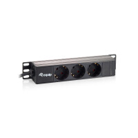 Equip 333299, 1U, Kunststoff, Schwarz, 3...