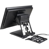 Shuttle POV21 Dual-VESA-Standfuß für All In One und Panel PCs, 54,6 cm (21.5"), 20 kg, 100 x 100 mm, 2,57 kg, Schwarz