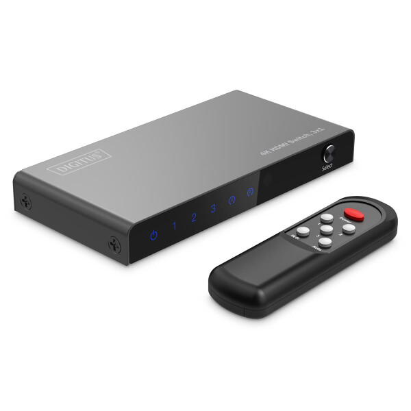 DIGITUS - DS-55331 - 3x1 HDMI Switch, 4K/60Hz