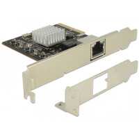 Delock 89654, PCIe, RJ-45, PCIe 2.0, Tehuti TN4010, 20...