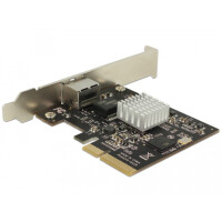 Delock 89654, PCIe, RJ-45, PCIe 2.0, Tehuti TN4010, 20...