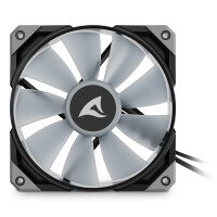 Sharkoon F50, Ventilator, 12 cm, 600 RPM, 2000 RPM, 35...