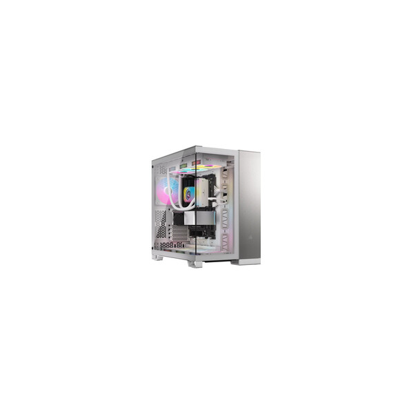 Corsair Geh Midi 6500X Tempered Glass White/Satin Grey - Tower - ATX