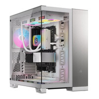 Corsair 6500X weiss/aluminium Tempered Glass x 2