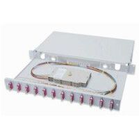 DIGITUS LWL Spleißbox, bestückt, SC, OM4