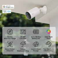 TP-LINK Intelligente kabellose Sicherheitskamera für...