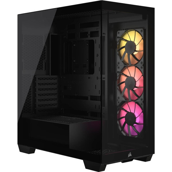 Corsair 3500X ARGB, Midi Tower, PC, Schwarz, EATX, Gaming, Multi