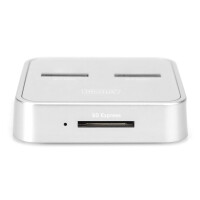 DIGITUS M.2 NVMe + M.2 SATA SSD Docking Station mit SD-Express Kartenleser, USB-C