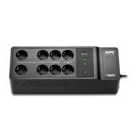 APC Back-UPS 500VA 8 schuko outlets 230V 1 USB charging...