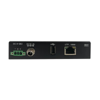 Tripp B203-101-IND-ER Industrieller USB-über-Cat6-Extender mit einem Anschluss, ESD-Schutz, PoC - USB 2.0, montierbar, 100 m, TAA, Netzwerksender & -empfänger, 100 m, 300 Mbit/s, Cat6, Cat6a, Schwarz, Metall