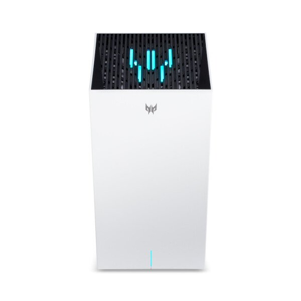 Acer Predator Connect T7 Wi-Fi 7, Wi-Fi 7 (802.11be), Tri-Band (2,4 GHz/5 GHz/6 GHz), Ethernet/LAN, Weiß, Tabletop-Router