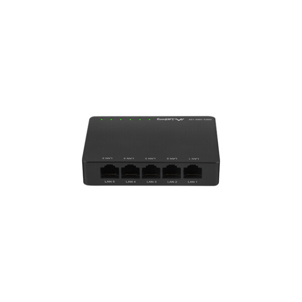 Lanberg DSP2-1005-12V, Unmanaged, Gigabit Ethernet (10/100/1000)