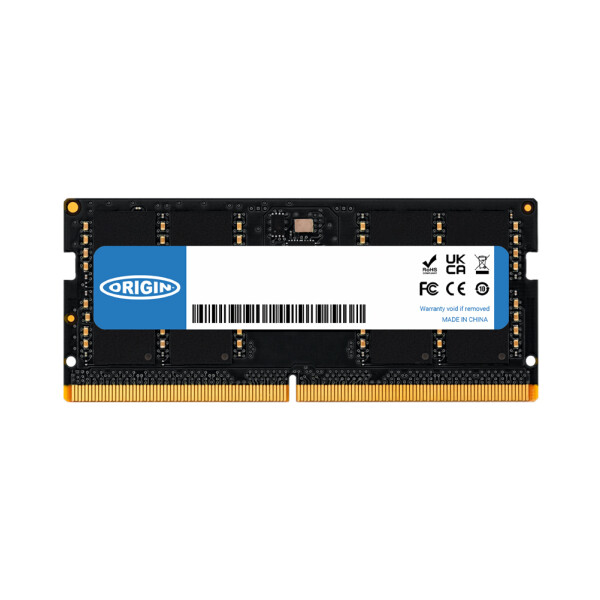 Origin Storage OM16G55600SO1RX8NE11, 16 GB, 1 x 8 GB, DDR5, 5600 MHz, 288-pin DIMM