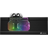 Corsair Hydro X Series XG7 RGB, Water block + Heatsink, Polymethylmethacrylat (PMMA), Schwarz
