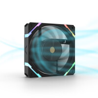 Valkyrie VK-FANX12FB, Ventilator, 80 cfm, Schwarz