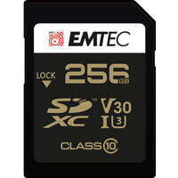 EMTEC SD 256GB UHS-I U3 SpeedIN ECMSD256GXC10SP - Secure...