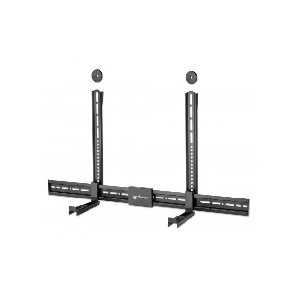 Manhattan 461849, Wand, 15 kg, Kunststoff, Stahl, Schwarz, Wand, Sonos, Bose, LG, JBL, Bang & Olufsen, Samsung, Sony, Yamaha