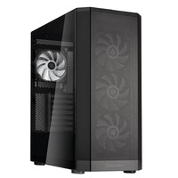 SilverStone FARA 514X schwarz Tempered Glass