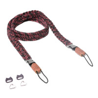 C-ROPE Traveler, Digitalkamera, Nylon, Schwarz, Rot, 40...