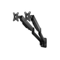 Equip 17"-32" Dual Monitor Wandhalterung, 18 kg, 43,2 cm (17"), 81,3 cm (32"), 75 x 75 mm, 100 x 100 mm, Schwarz