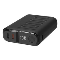 RealPower Powerbank PB-10000C PD+ mit 3x Type-C Schwarz