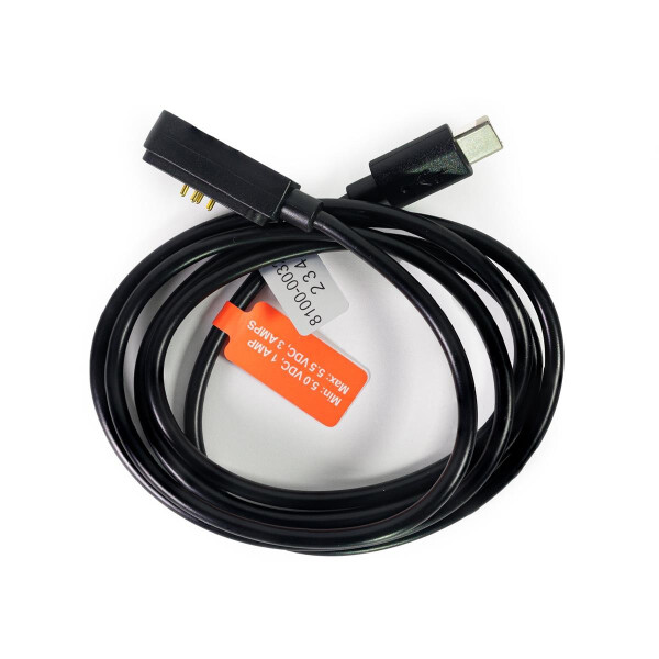 Socket Mobile AC4260-3319, Ladekabel, Schwarz, USB C, 4-polig, Gerade, Abgewinkelt