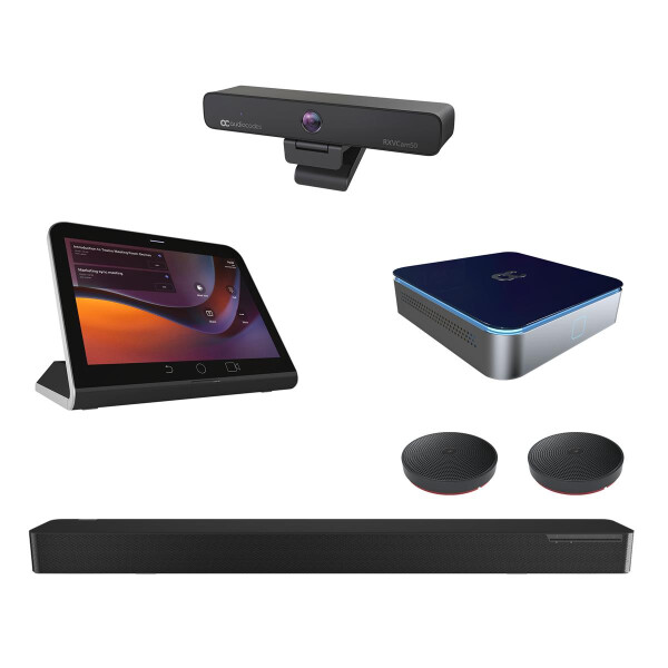 AudioCodes RXV200-B40, Gruppen-Videokonferenzsystem, CCD, 4K Ultra HD, 10x, Android, Schwarz