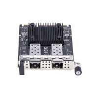 StarTech.com 2-Port 10 Gbit Netzwerkkarte SFP+, 10 Gigabit LWL OCP 3.0 Server LAN Karte mit Intel X710, SFF 4C+ Kompatibel, Netzwerkadapter, Windows/Linux Kompatibel, Eingebaut, Kabelgebunden, OCP 3.0, Faser, 10000 Mbit/s, Schwarz