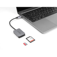 Delock 91009, MicroSD (TransFlash), SD, Grau, 5000...