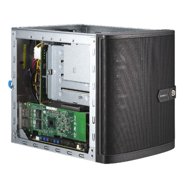 Supermicro SYS-521R-T, Mini-Tower, Workstation Barebone, DDR5-SDRAM, PCI Express, Serial ATA III, Ethernet/LAN, 350 W