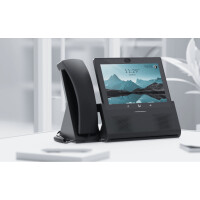 UbiQuiti Phone Touch Max, Smartphone, Kabelgebundenes Mobilteil, Freisprecheinrichtung, Schwarz
