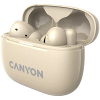 Canyon CNS-TWS10BG, True Wireless Stereo (TWS), Anrufe/Musik/Sport/Alltag, 20 - 20000 Hz, 42,5 g, Kopfhörer, Beige