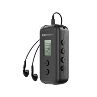 SANDBERG Pocket Radio FM for AAA battery, Tragbar, FM, 76 - 109 MHz, 300 - 8000 Hz, 55 dB, Bernstein