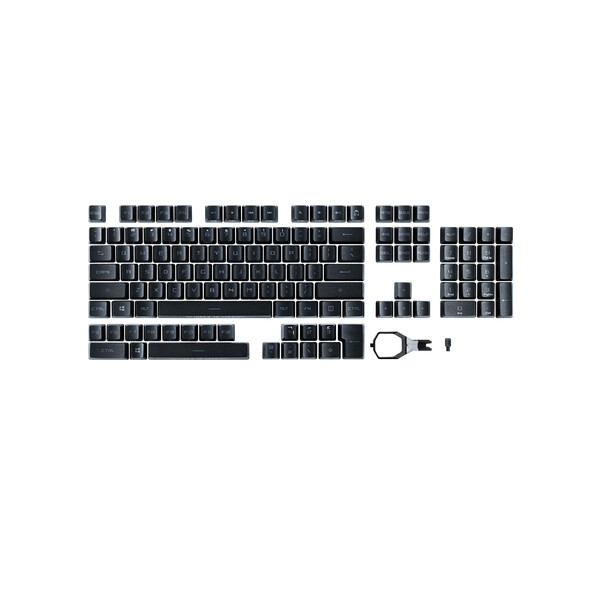 ASUS AC04 ROG RX PBT KEYCAP SET, Tastaturkappe, 155 mm, 76 mm, 140 mm, Schwarz